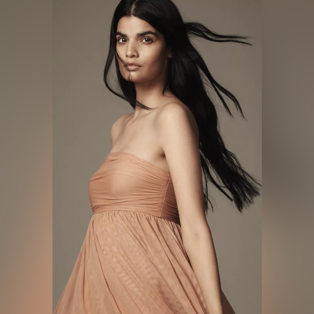 NWT Size XL - Let Me Be Strapless Ombre Maxi Dress - Picture 3 of 14